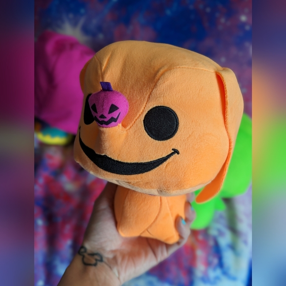 Set of 4 8" Disney Funko Nightmare Before Christmas Neon Blacklight Plushies - Picture 10 of 13